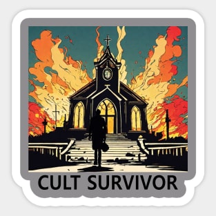 Christian Cult Survivor Sticker